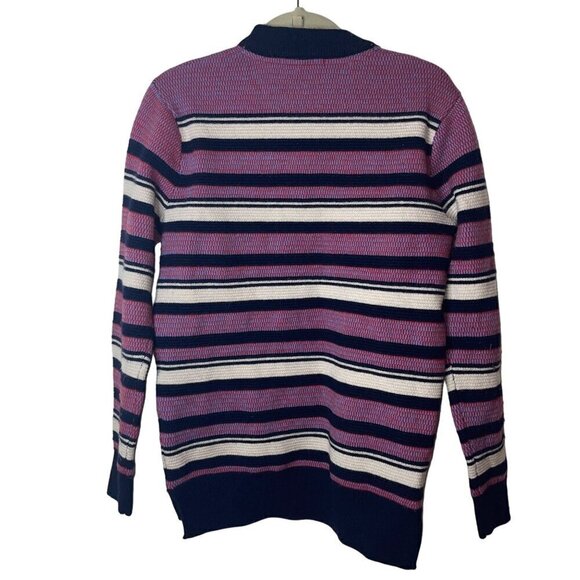 Scotch And Soda Mens Sweater Size Medium Purple Funnel Knit Crewneck China - Picture 2 of 10